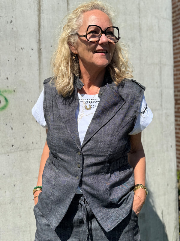 Nü Denmark Davia Top - Black Mix