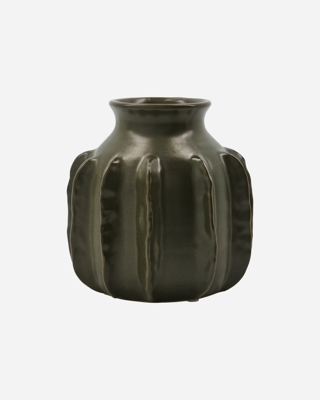 House Doctor Cactus Vase - Dark Green