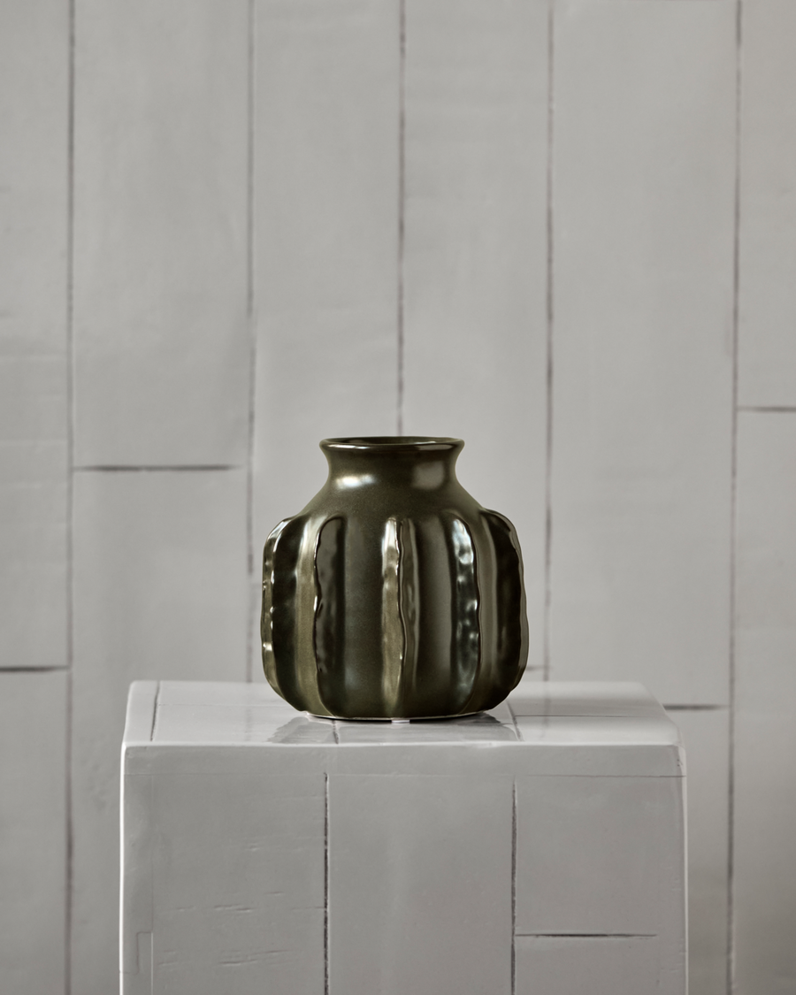 House Doctor Cactus Vase - Dark Green