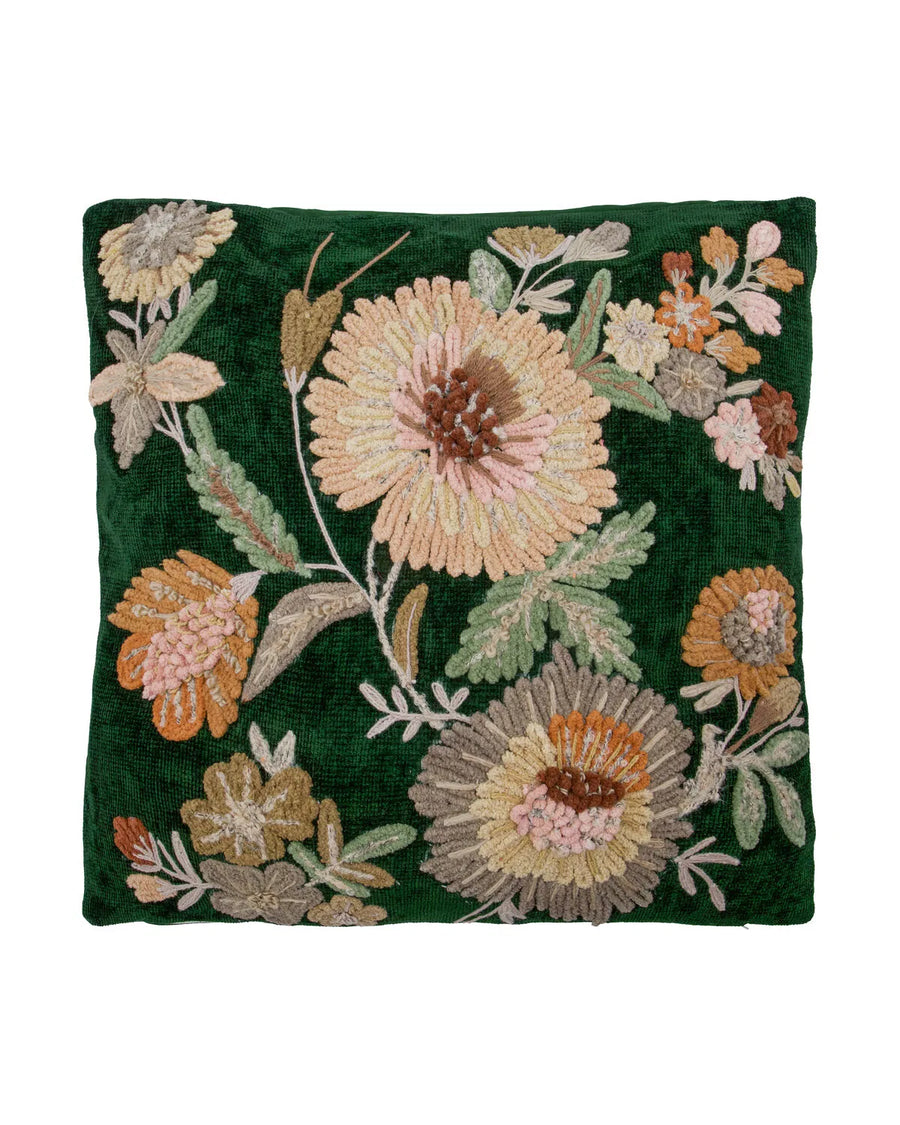 House Doctor Bota Cushion Cover 50 x 50 cm - Green, Rose