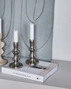 House Doctor Reese Candle Stand - Silver finish