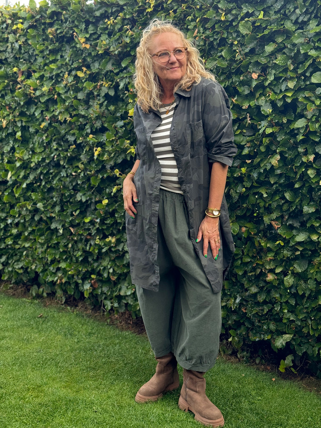 Marta du château Pearl Sjirt - Camo