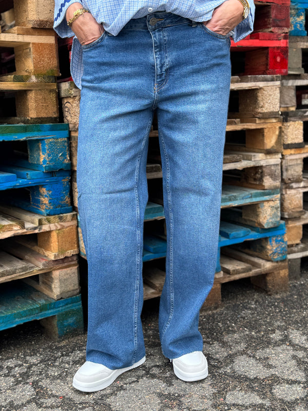 Isay Torino Highwaist Jeans - Mid Old School