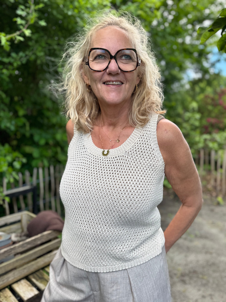 Marta du château Nayla Knit Top - Beige