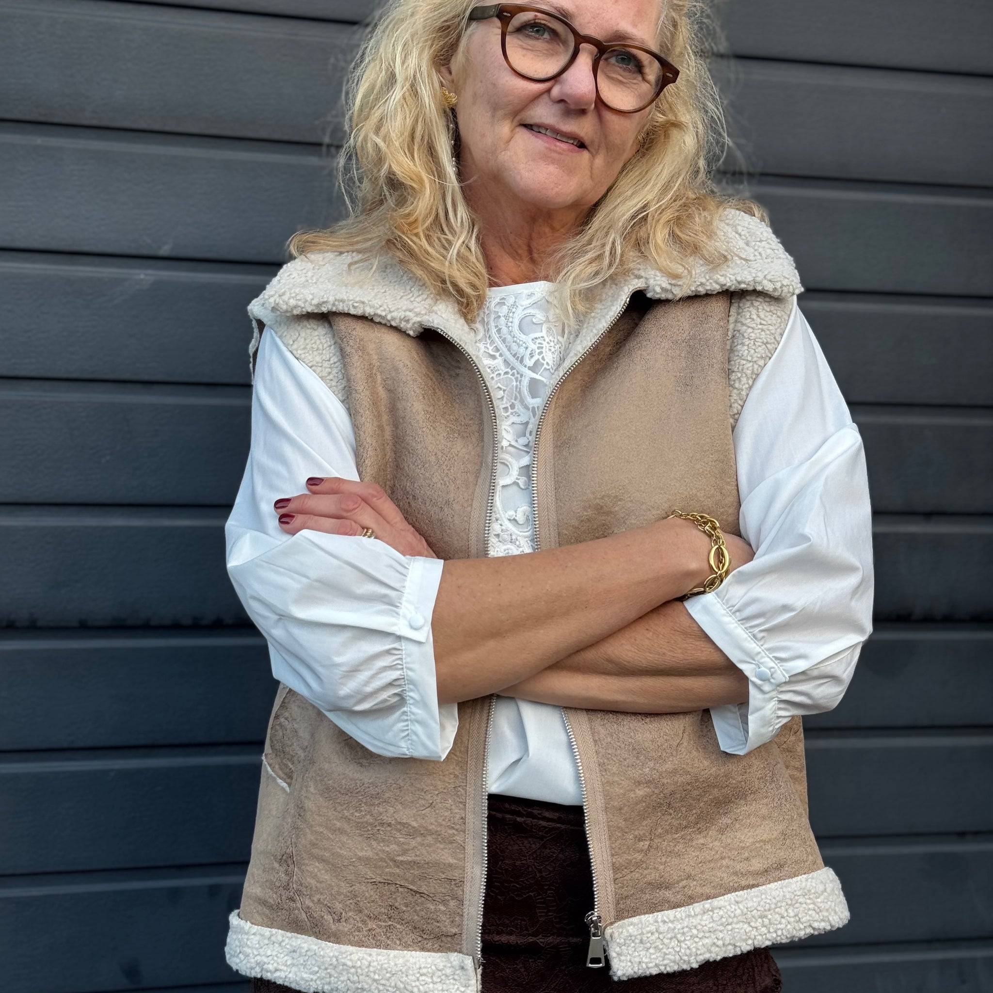 Marta du château Valley Vest - Beige