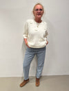Nümph Marsie SS Pullover - Cloud Dancer