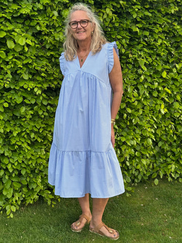 Marta du Chateau Elma Dress - Blue Stripe