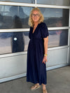 Nü Denmark Dalia Dress S/S - Navy