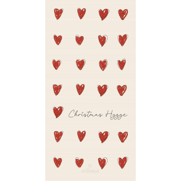 Ib Laursen Serviet - Christmas hygge & hjerter