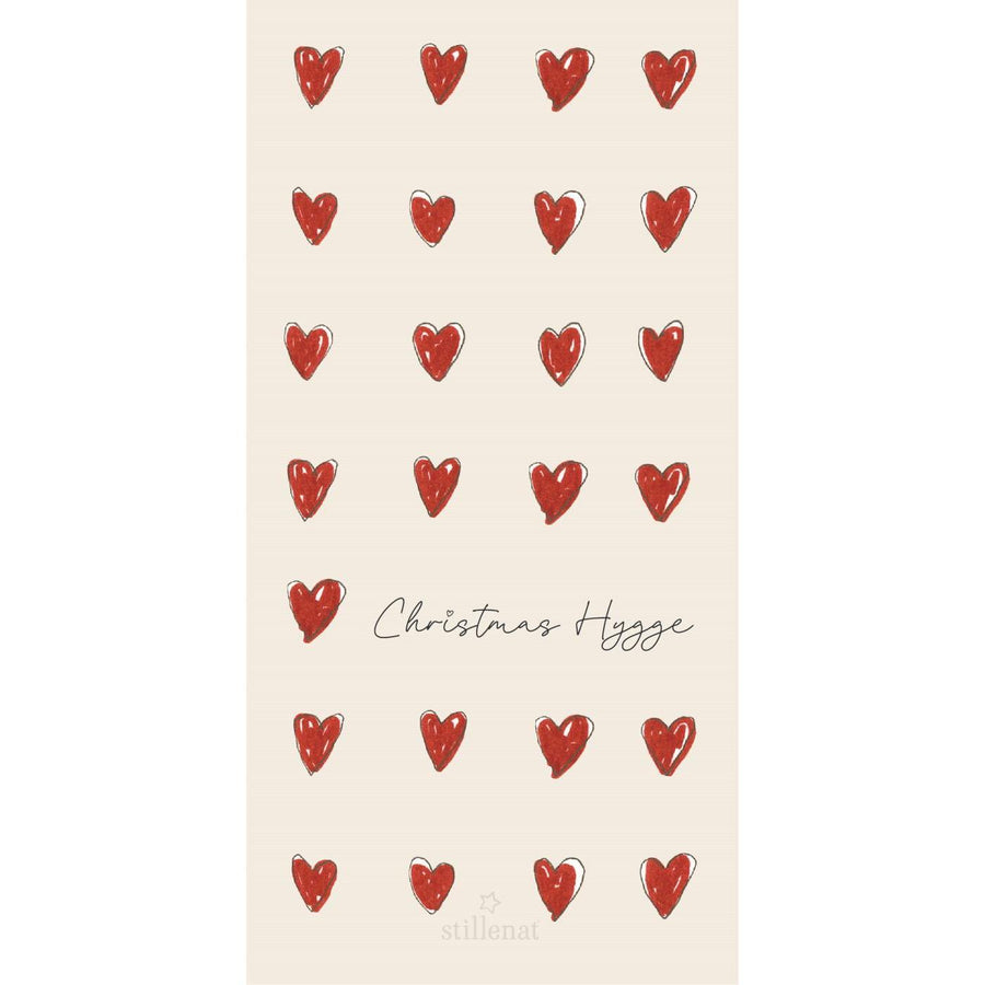 Ib Laursen Serviet - Christmas hygge & hjerter
