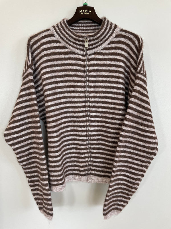Marta du château Anais Cardigan - Fango/Moro