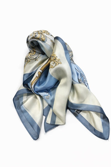 Moster D Tørklæde - Blå