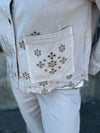 Kaffe Mimi Broderi Anglaise Jacket - Feather Grey