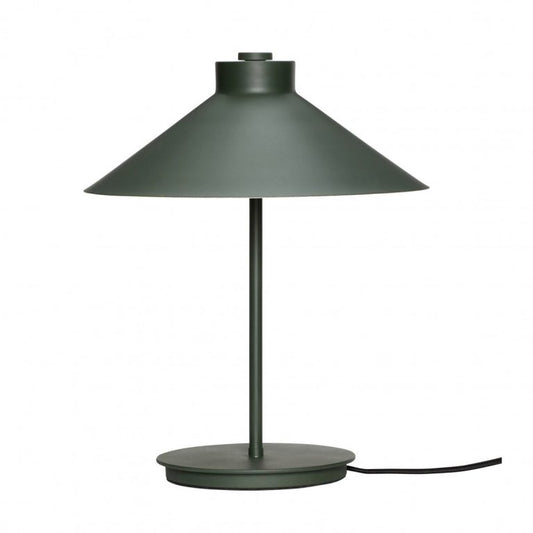 Hübsch - Bordlampe, metal, grøn