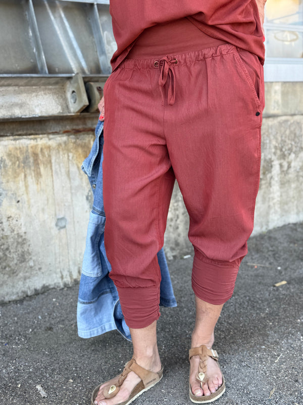 Cream Linee Pant - Brandy Snifter