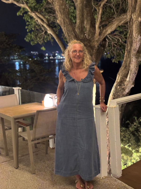 Nümph Elida Dress - Snow Washed denim