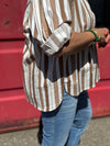Costa Mani Towel Stripe Shirt - Combo Stripe