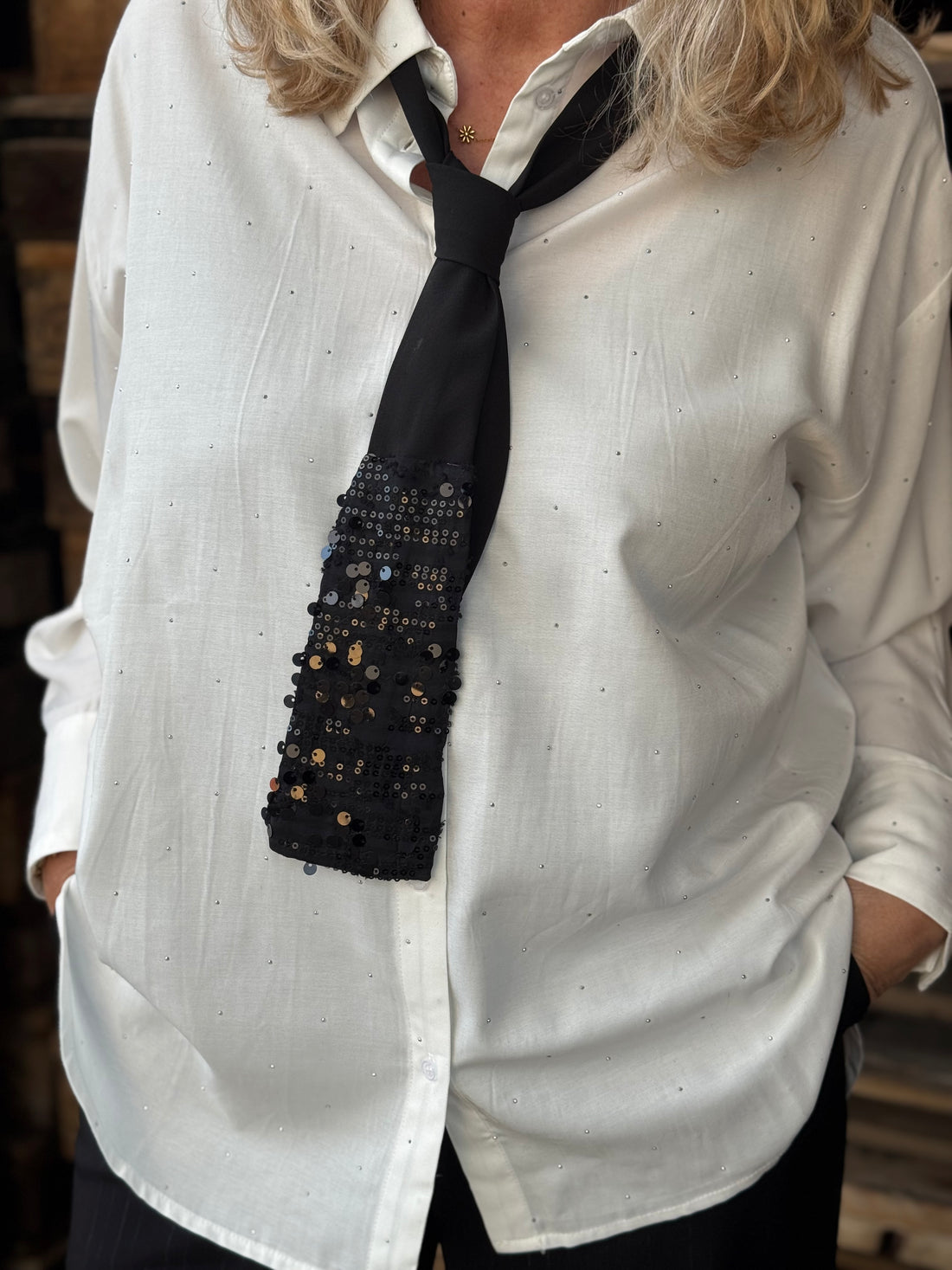 Costa mani Connor Tie - Black