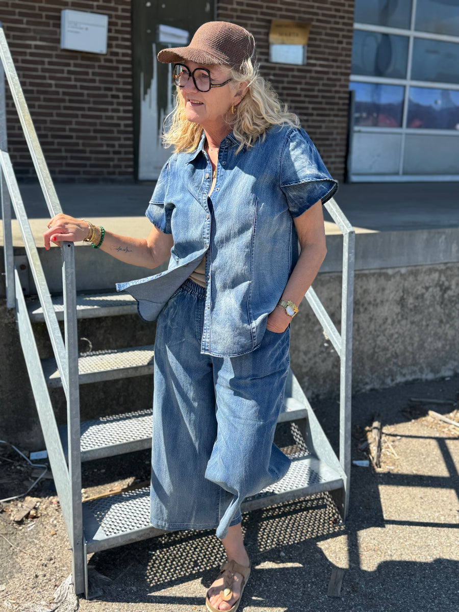 Nü Denmark Deima Culotte Trousers - Denim