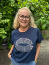 Culture Emba Gith T-shirt - Dress Blues