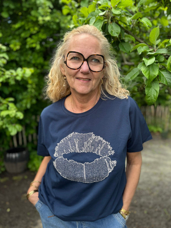 Culture Emba Gith T-shirt - Dress Blues