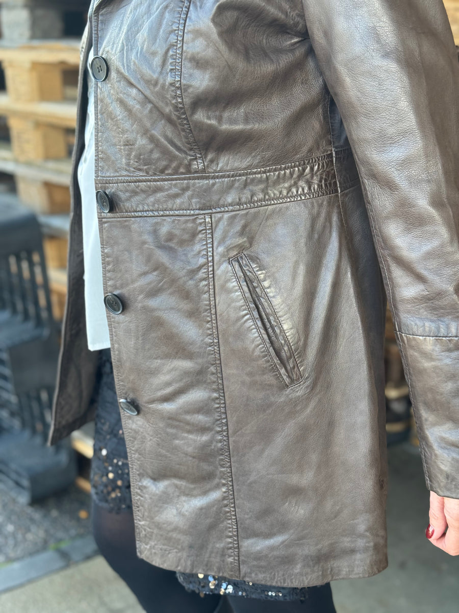 NOTYZ Jakke med knapper - Almond Brown