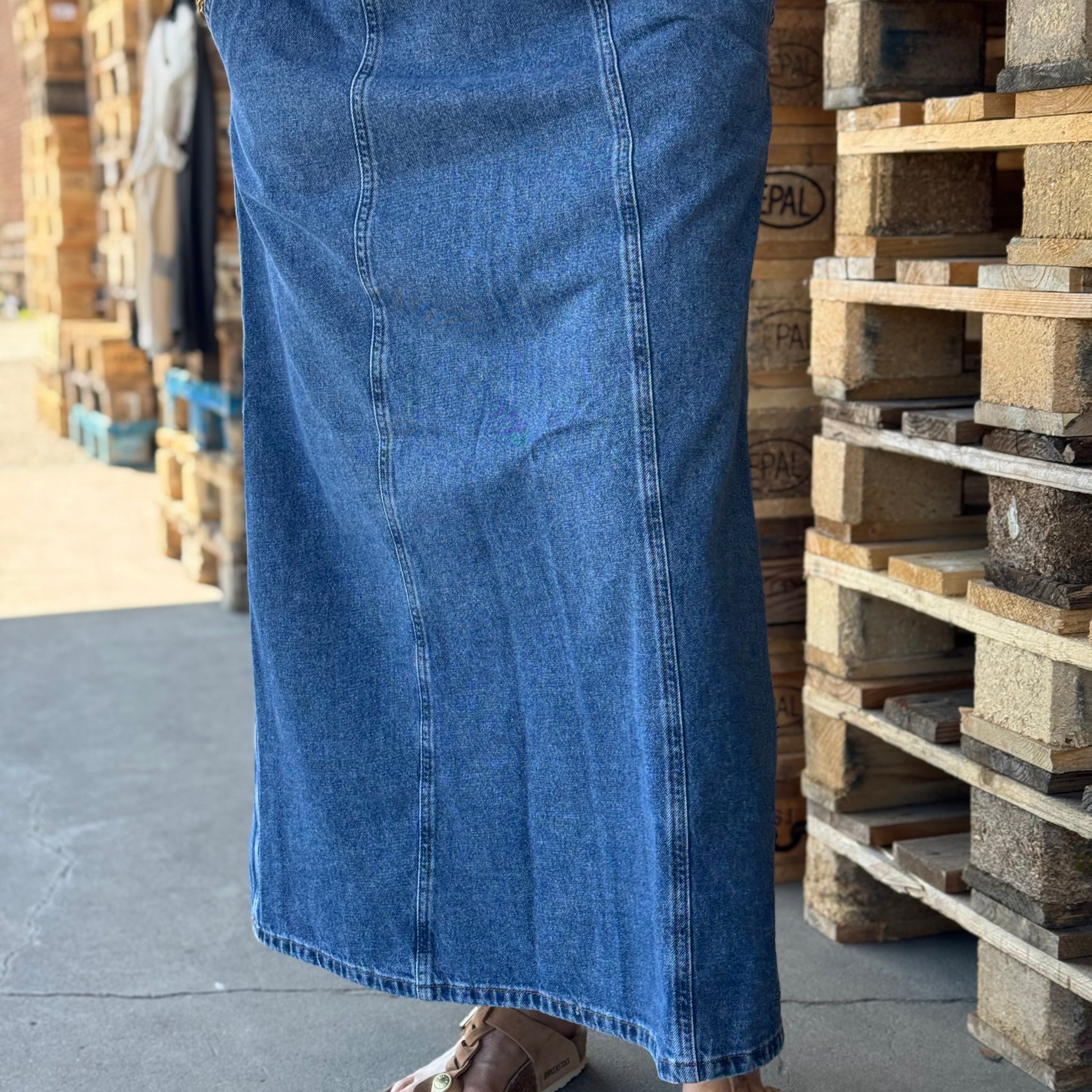 Nümph Cuba Skirt - Classic Blue Denim
