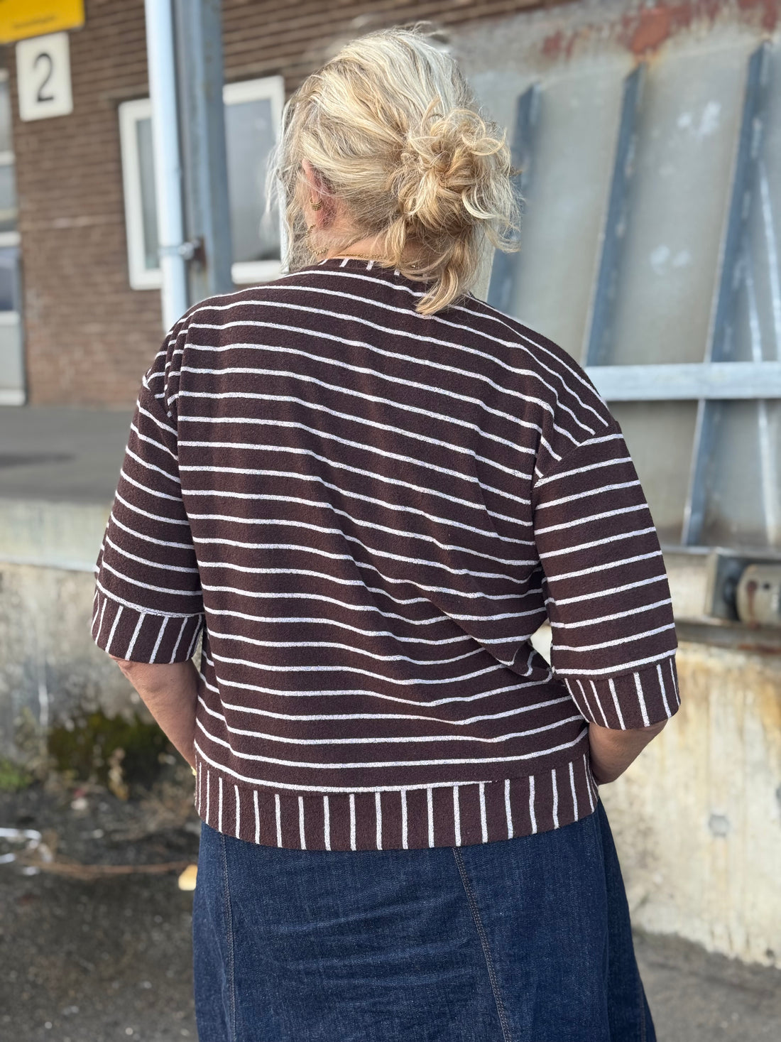 Nü Denmark Asia Blouse - Brown Mix
