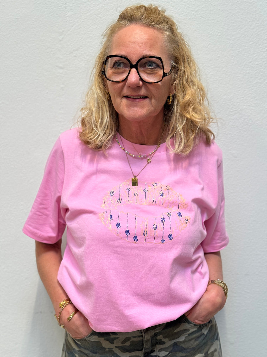 Culture Dorit Gith T-shirt - Begonia Pink