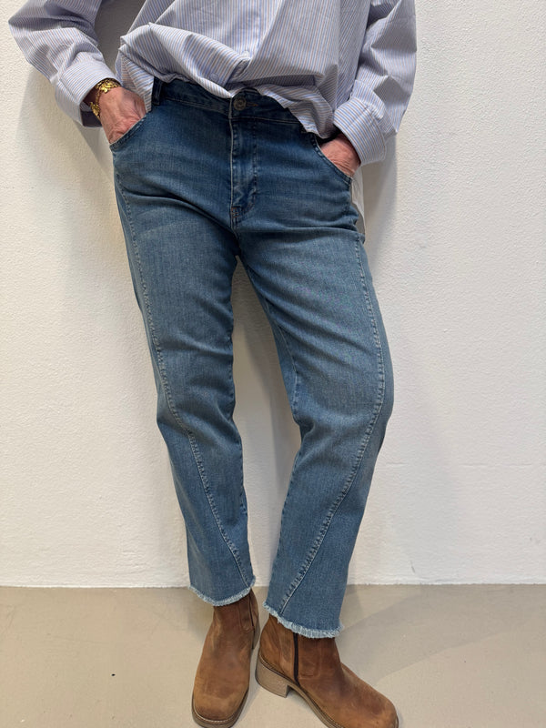 Isay Portofino Cropped Jeans - Clear Wash