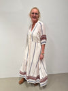 Costa Mani Hyacinth Dress - Red/Blue Combi
