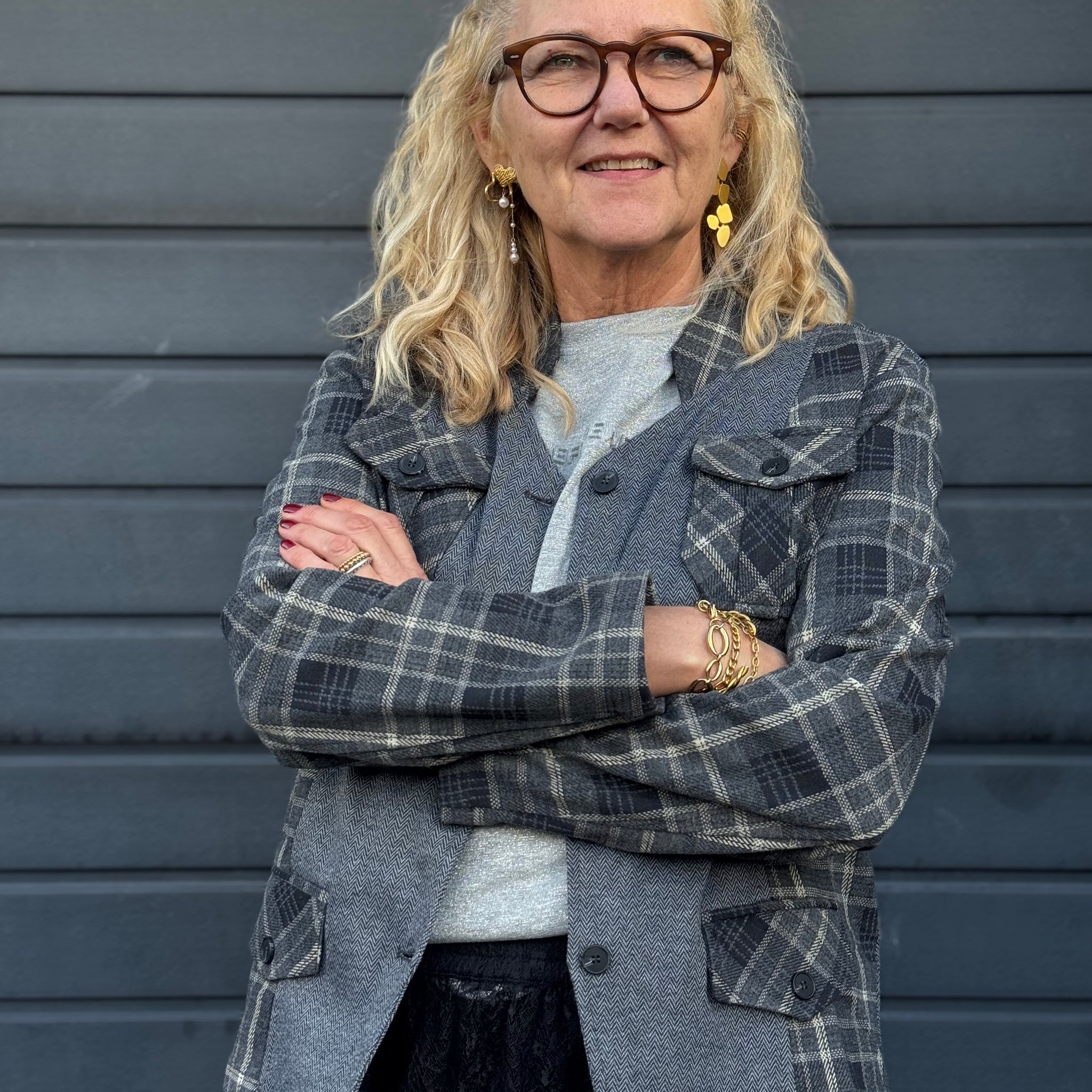 Costa Mani Bulllock Blazer - Check