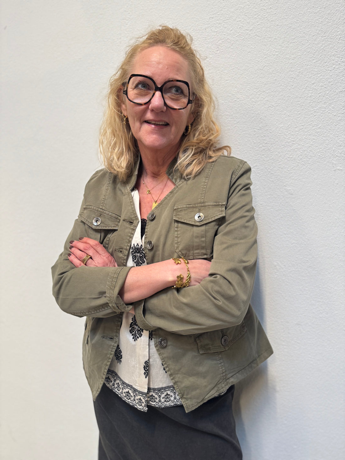 Costa Mani Coss Solid Jacket - Army