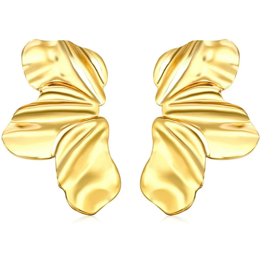 muun studios Asta 2 Twisted Earrings - 18K Gold Plated 