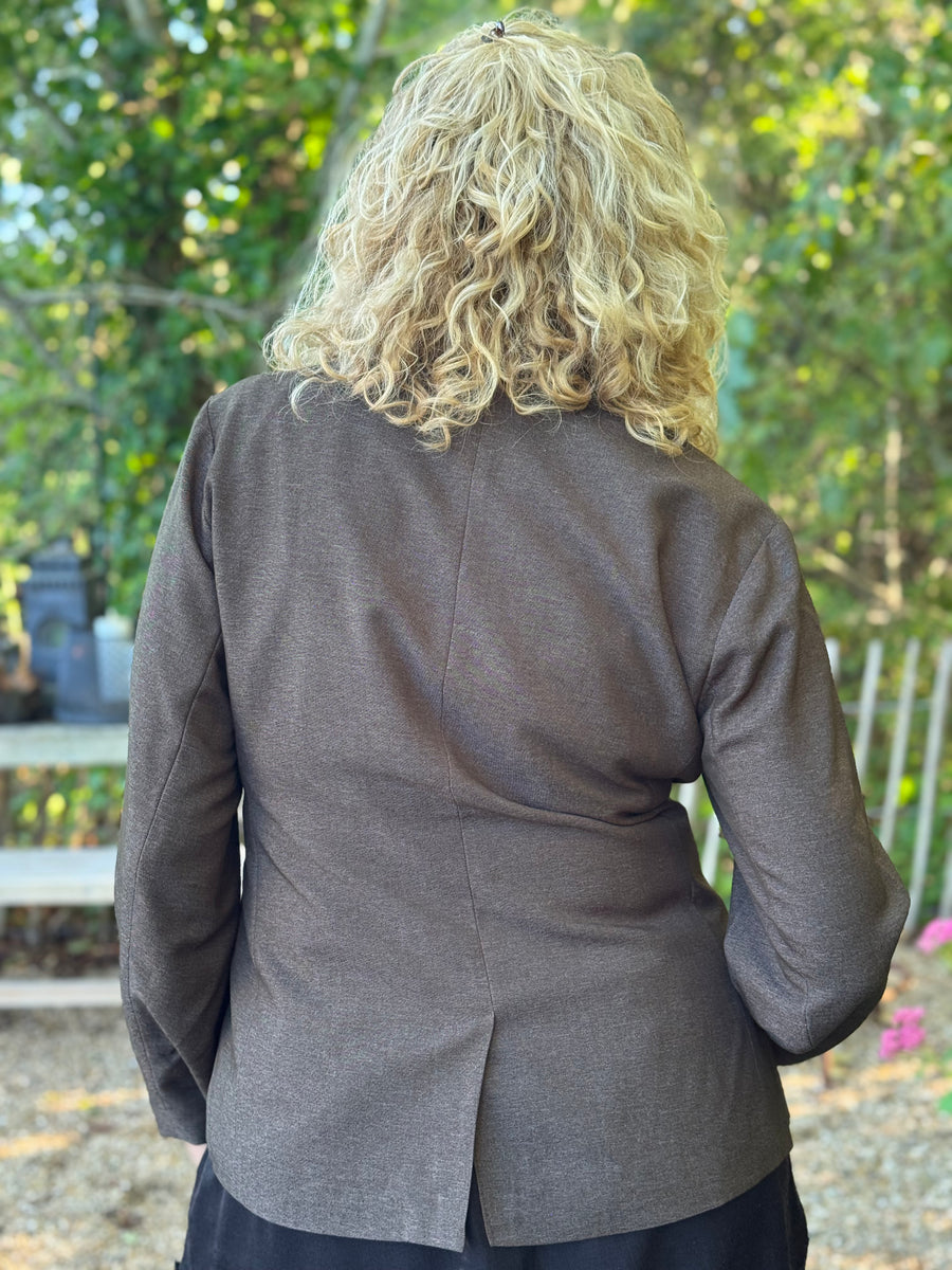 Isay Osa Blazer - Brown Melange
