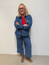 Costa Mani Foxglove Jeans - Denim Stripe