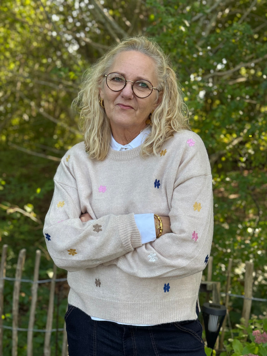 Nümph Florie Pullover - Grey Morn