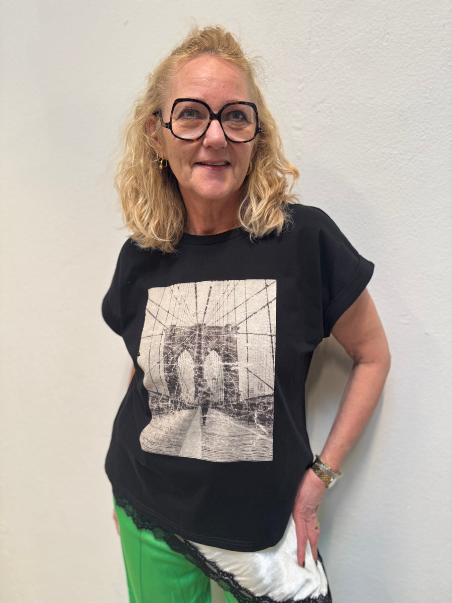 Nü Denmark Cathlin Tee - Black