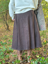 Cream Renal Denim Skirt - Java