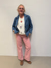 Isay Como Twill Pant - Washed Rose