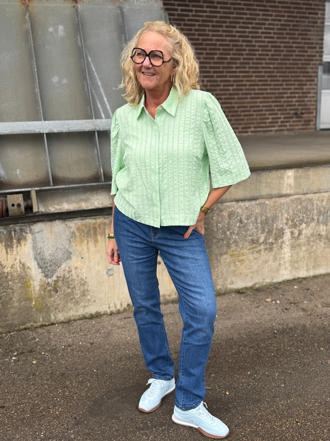 Nümph Piper Shirt - Absinthe Green