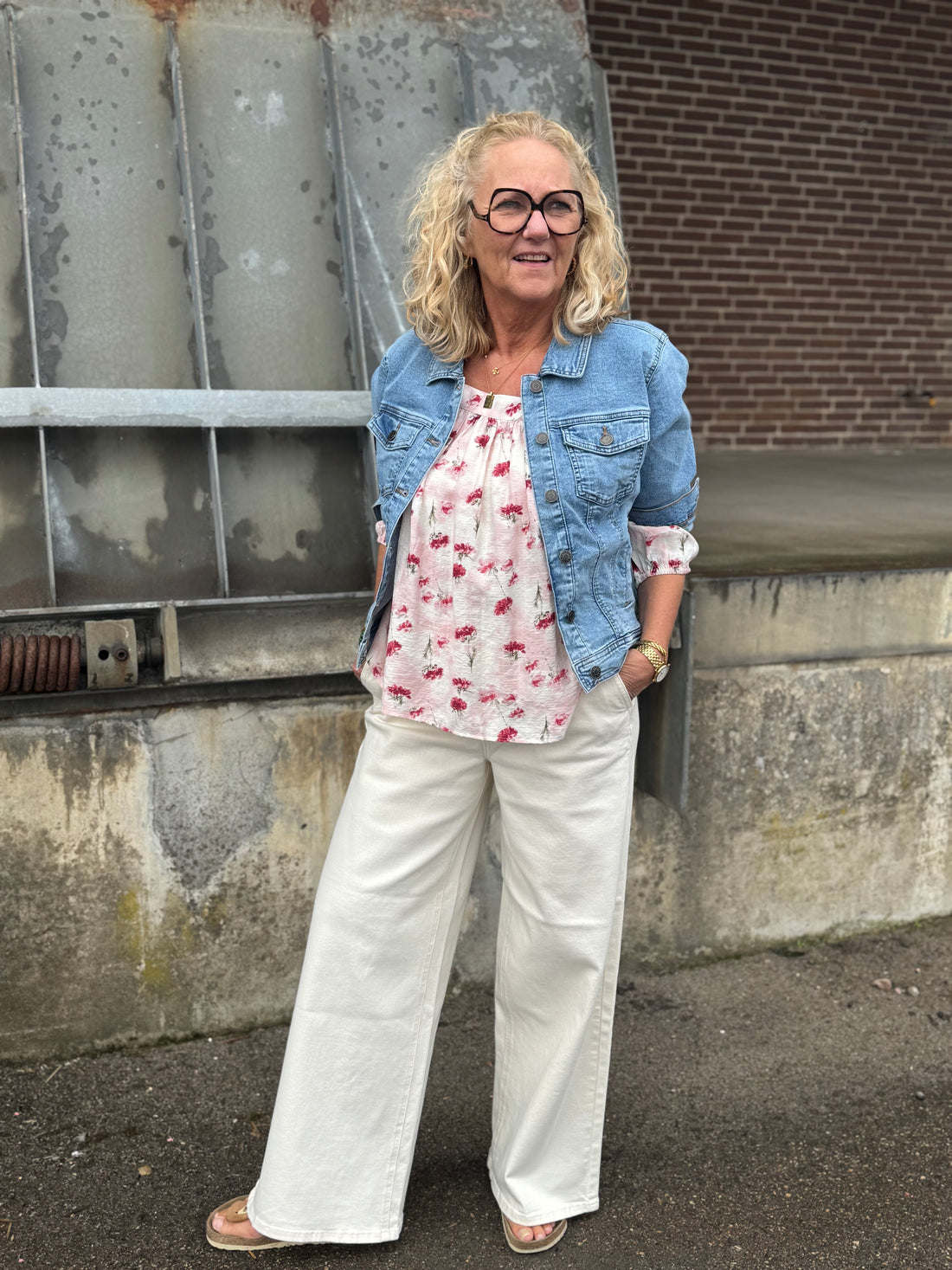 Kaffe Vilma Denim Jacket - Washed Blue Denim