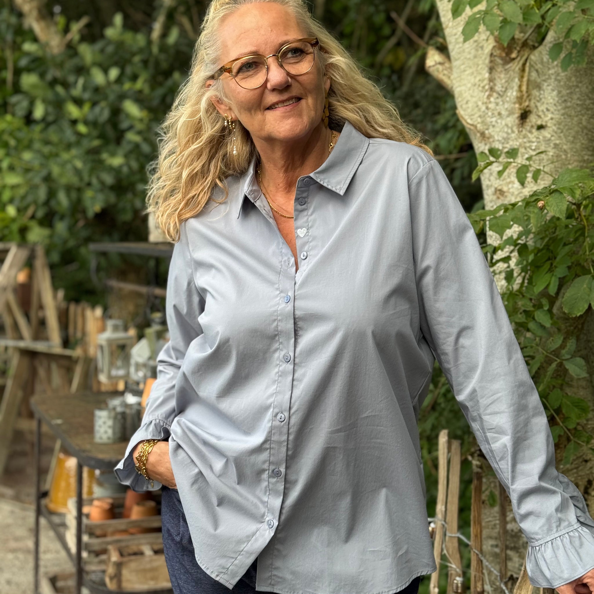 Costa Mani Bina Shirt - Blue