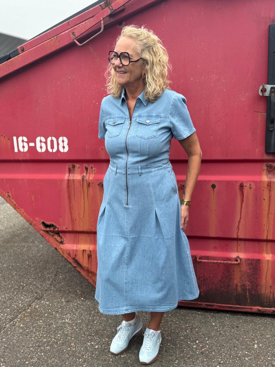 Nümph Irella Dress - Light Blue Denim