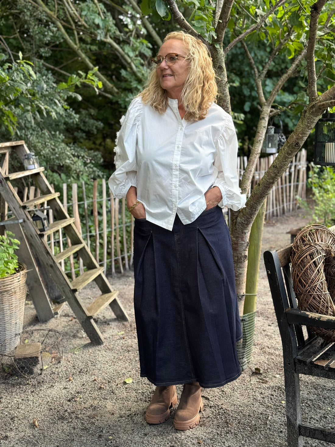 Culture Elna Antoinett Shirt - Spring Cardenia