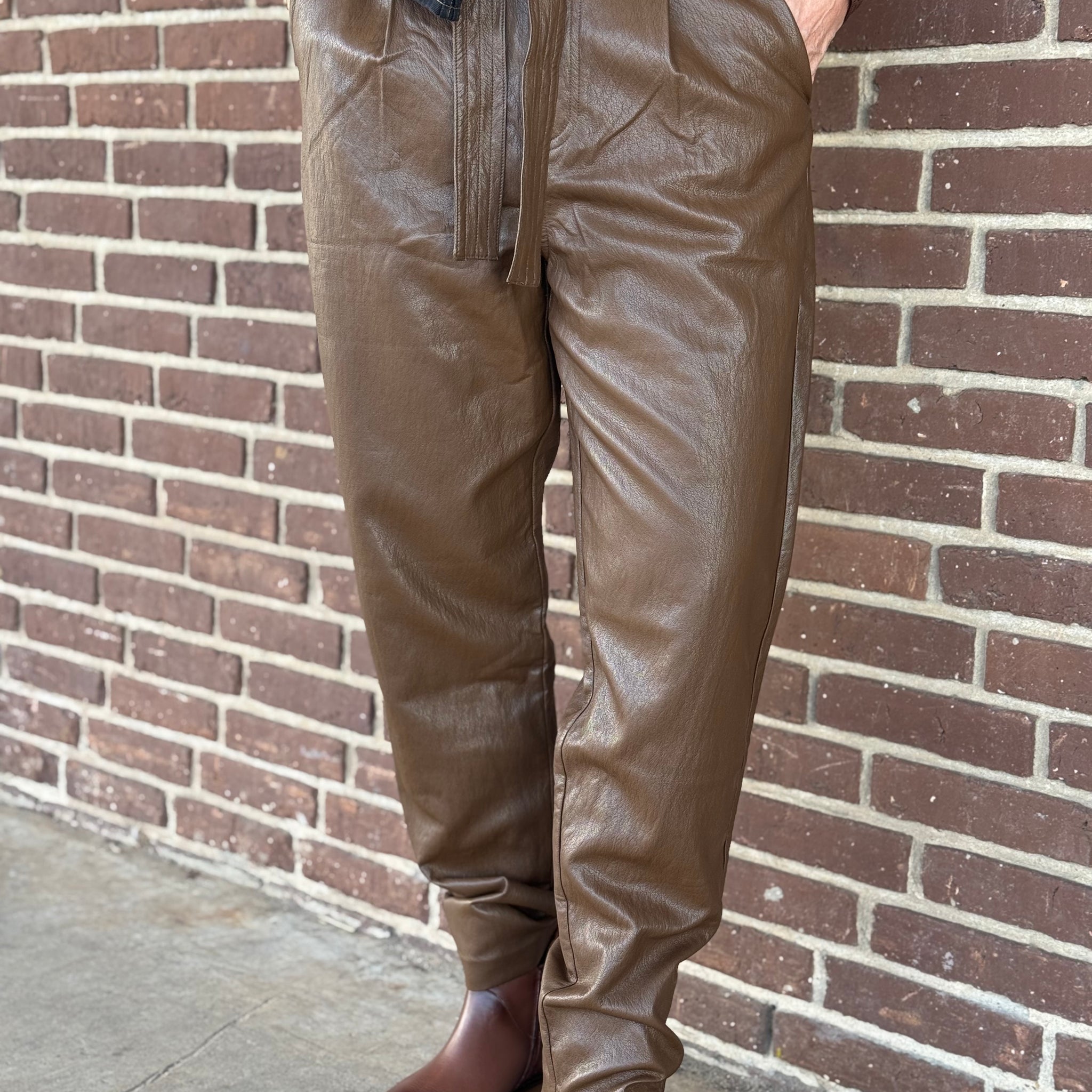 Nü Denmark Bella Trousers - Dark Earth