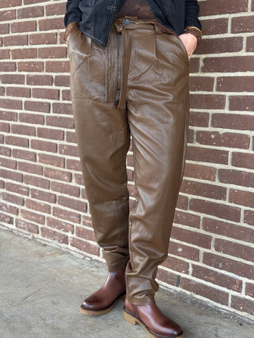 Nü Denmark Bella Trousers - Dark Earth