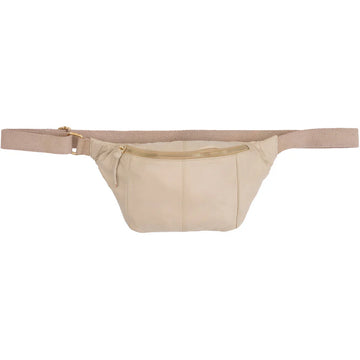 Orchid Bumbag med canvas rem - Cream w. Light Gold | Orchid | Køb online hos Moster D – Hurtig levering
