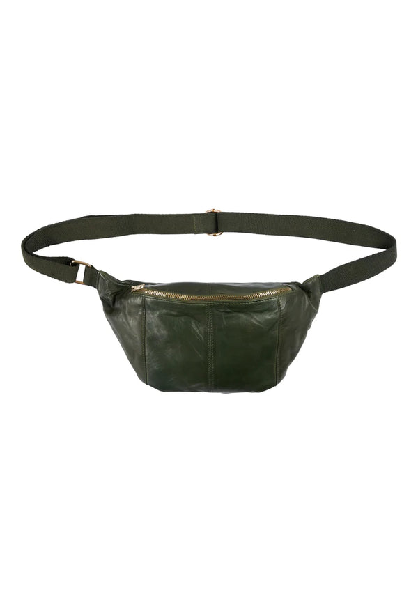 Orchid Bumbag med canvas rem - Deep Army w. Light | Orchid | Køb online hos Moster D – Hurtig levering