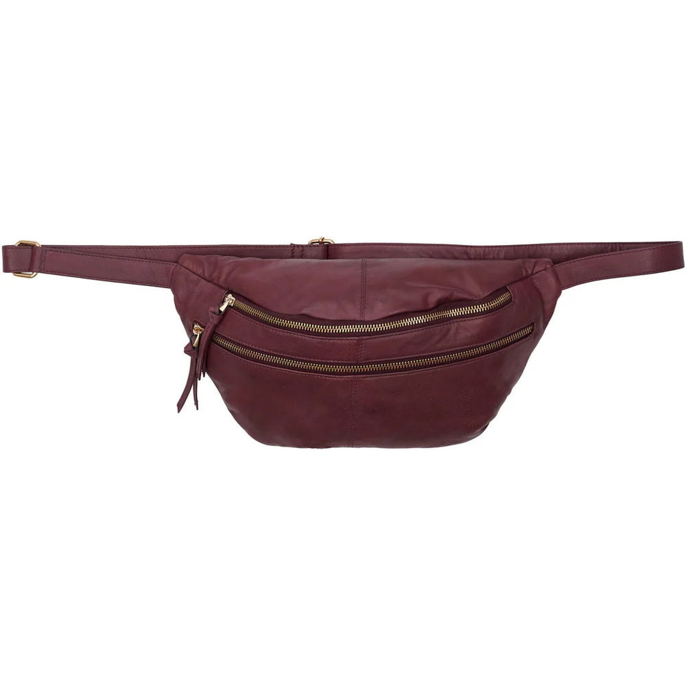 Orchid Bumbag med læderrem - Windsor Wine